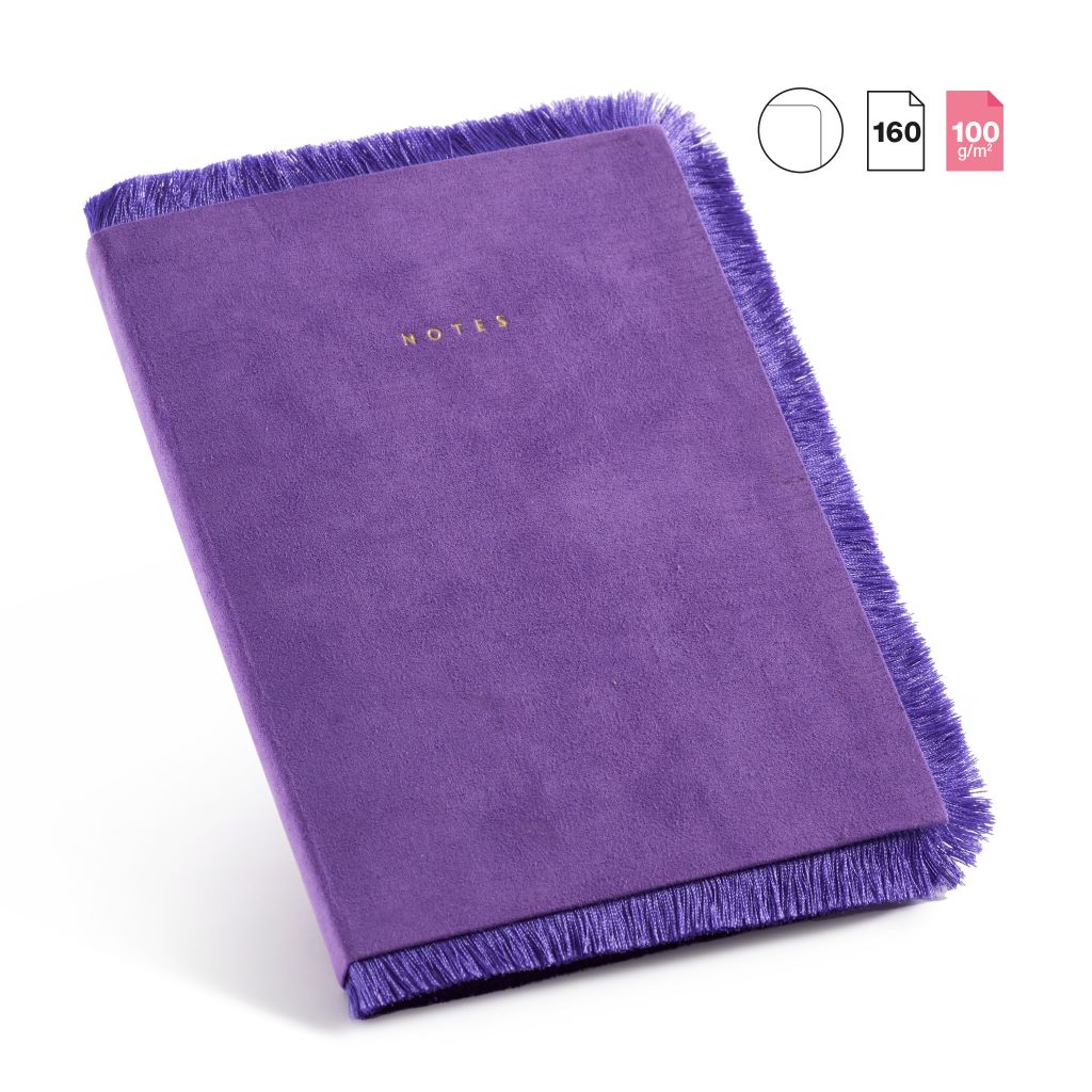 Notebook Miquelrius A5 vintage lily lilac pure 160L 100g MR8182