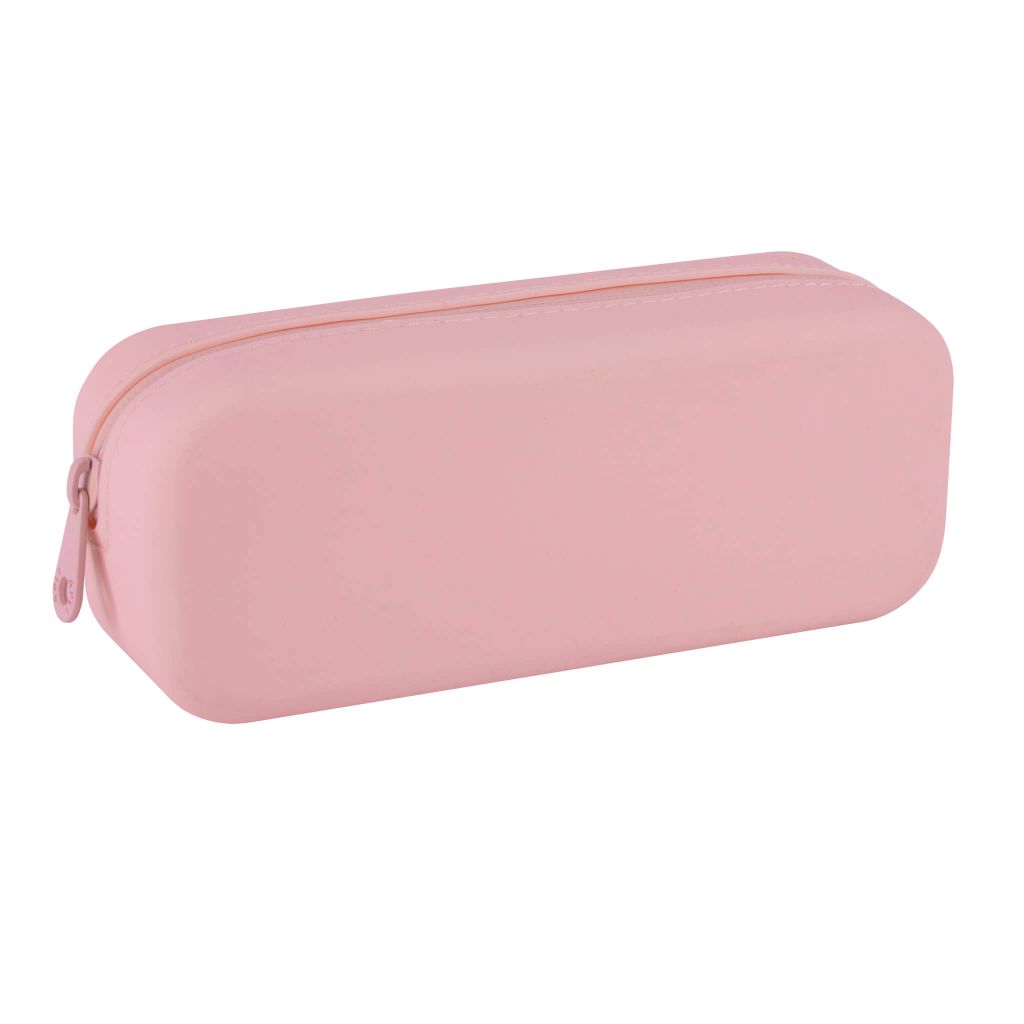 Back to School Savings! Cwcwfhzh Silicone Pencil Case Silicone Pencil Case Rectangular Silicone Pencil Case Pink